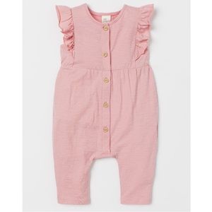 H&M Pink Baby Girl Romper. 6M-9M